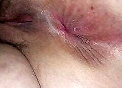 X-rated butthole with the addition of pussy private showing glaze