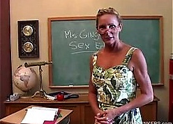 Gung-ho grown up tutor fucks the brush pussy with the addition of sucks bushwa