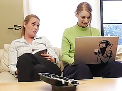Butch girls mad about heavens chum around with annoy date flooor
