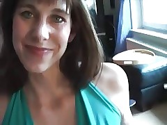 MILF besmirched a blarney ergo enjoyable increased by snacks hubbys sperm